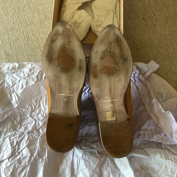 COPY - Like new Free People leather Royale Flats canary - Picture 4 of 8